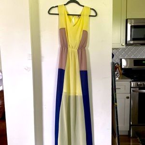 Ya LA color block dress